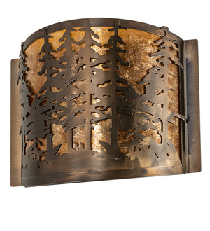 Meyda Tiffany - 214575 - One Light Wall Sconce - Tall Pines - Antique Copper