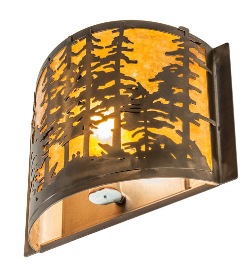 Meyda Tiffany - 214575 - One Light Wall Sconce - Tall Pines - Antique Copper