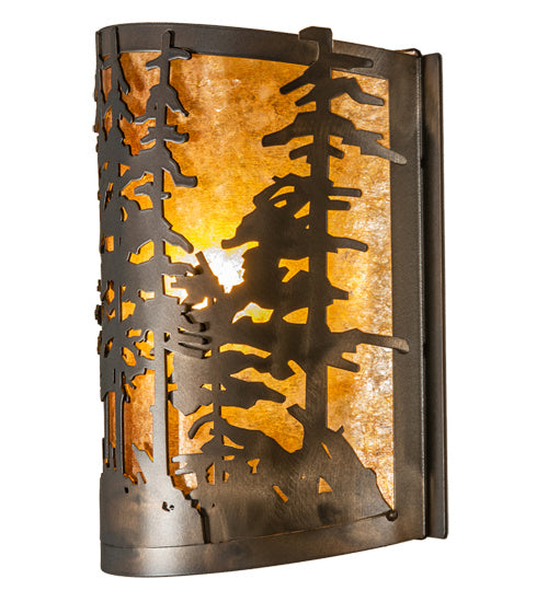 Meyda Tiffany - 214575 - One Light Wall Sconce - Tall Pines - Antique Copper