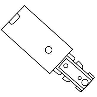 Eurofase - 1510-01 - LIVE END CONNECTOR,BLACK - Black