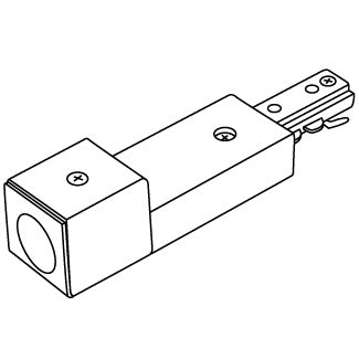 Eurofase - 1617-01 - LIVE END CONDUIT FEED,BLK - Black