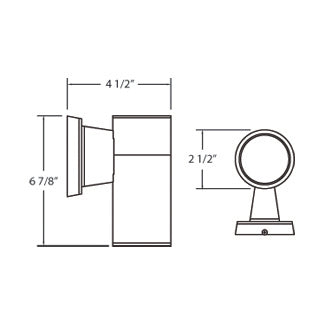 Eurofase - 19201-016 - OUTDR,WLLMNT,50W GU10,RD,DNLT - ARCHITECTURAL OUTDOOR - Grey