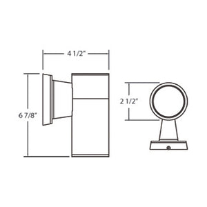Eurofase - 19201-016 - OUTDR,WLLMNT,50W GU10,RD,DNLT - ARCHITECTURAL OUTDOOR - Grey