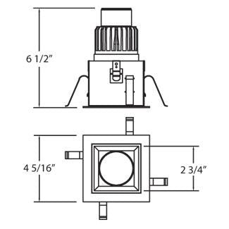 Eurofase - 21968-013 - LED REC,4IN,SQ SPECULAR,CHR - Chrome