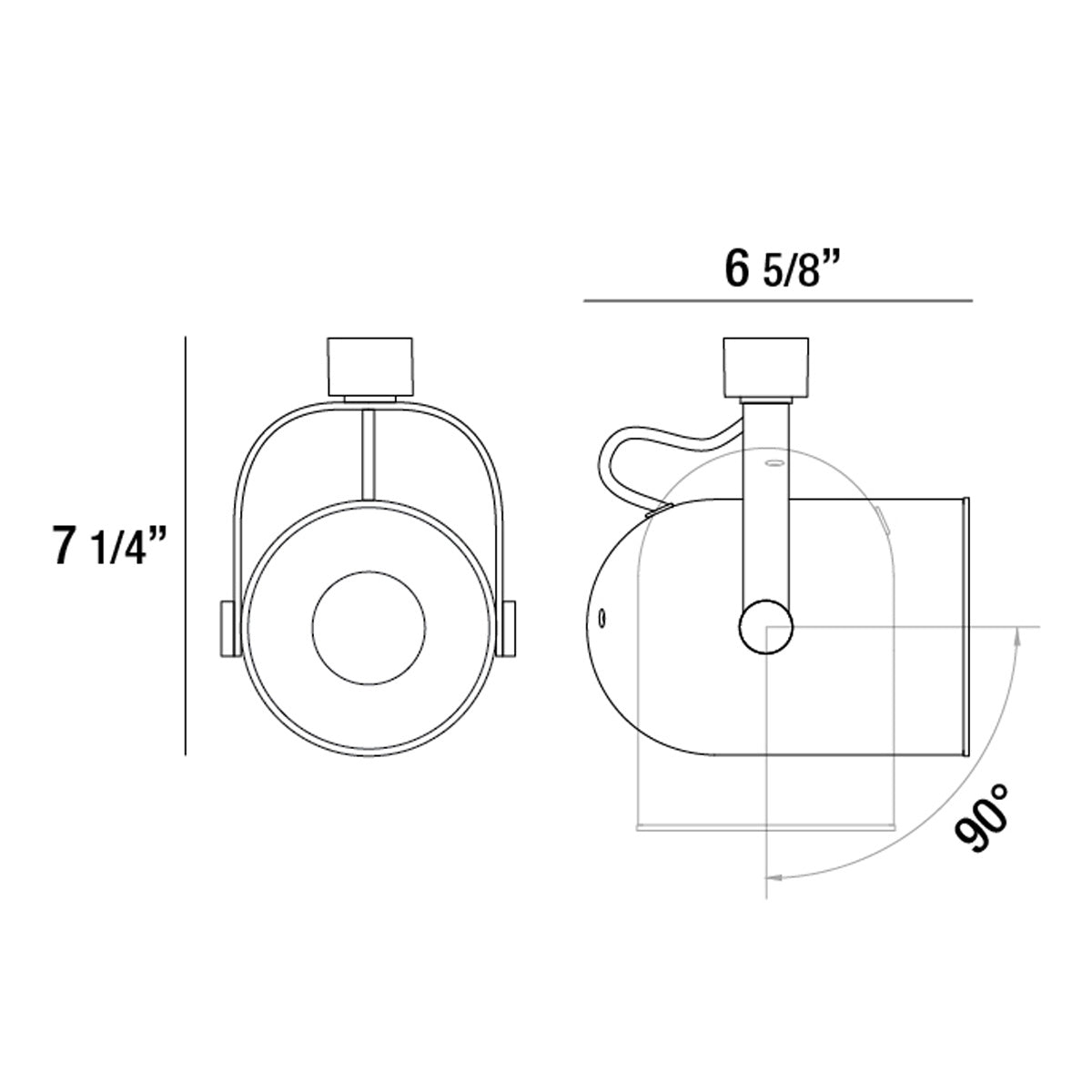 Eurofase - 23402-034 - TRACKHEAD,PAR30,75W,PLATINUM - TRACK HEAD - Platinum