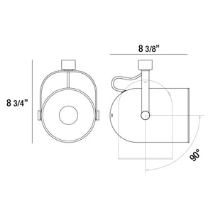 Eurofase - 23403-031 - TRACKHEAD,PAR38,150W,PLATINUM - TRACK HEAD - Platinum