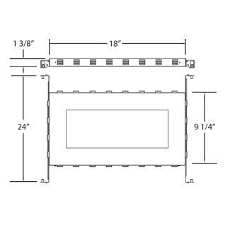 Eurofase - 24053-013 - NCP,TE113/LED/GU10/TR/163/LED - NC PLATE AND IC BOX