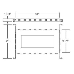 Eurofase - 24053-013 - NCP,TE113/LED/GU10/TR/163/LED - NC PLATE AND IC BOX