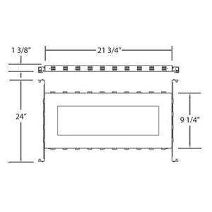 Eurofase - 24054-010 - NCP,TE114A/GU10/TR/164A/LED - NC PLATE AND IC BOX