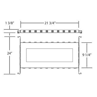 Eurofase - 24054-010 - NCP,TE114A/GU10/TR/164A/LED - NC PLATE AND IC BOX