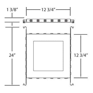 Eurofase - 24055-017 - NCP,TE114B/GU10/TR/164B/LED - NC PLATE AND IC BOX