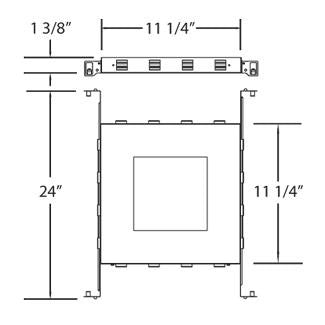 Eurofase - 24057-011 - NCP,TE131/LED - NC PLATE AND IC BOX