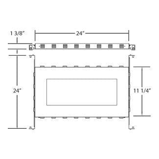 Eurofase - 24059-015 - NCP,TE133/LED - NC PLATE AND IC BOX