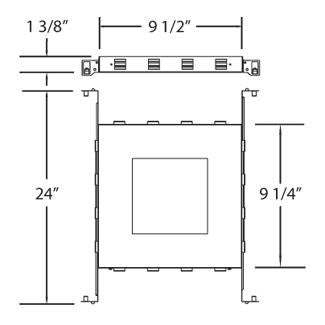 Eurofase - 24063-012 - NCP,TE211/GU10/TR/611LED - NC PLATE AND IC BOX