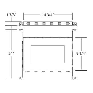 Eurofase - 24064-019 - NCP,TE612LED/212TR/212GU10 - NC PLATE AND IC BOX