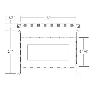 Eurofase - 24065-016 - NCP,TE613LED/213/GU10/TR - NC PLATE AND IC BOX