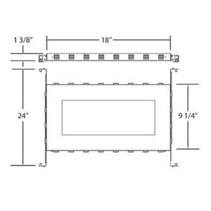 Eurofase - 24065-016 - NCP,TE613LED/213/GU10/TR - NC PLATE AND IC BOX