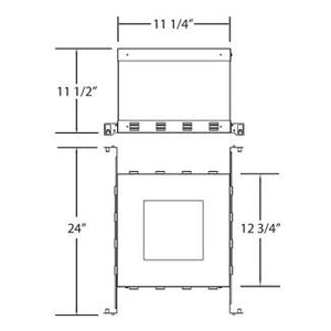 Eurofase - 24071-017 - ICBOX,TE111/GU10/161/LED,OSC5S - NC PLATE AND IC BOX