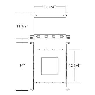 Eurofase - 24071-017 - ICBOX,TE111/GU10/161/LED,OSC5S - NC PLATE AND IC BOX
