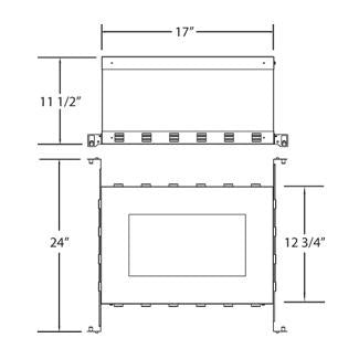 Eurofase - 24072-014 - IC BOX TE112/TE112LED/TE162 - NC PLATE AND IC BOX