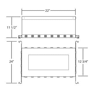 Eurofase - 24073-011 - IC BOX,TE113/GU10/TR/163/LED - NC PLATE AND IC BOX