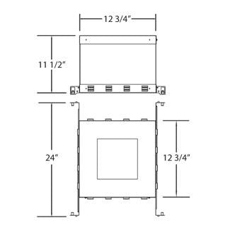 Eurofase - 24077-019 - IC BOX,TE131/LED - NC PLATE AND IC BOX