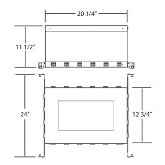 Eurofase - 24078-016 - IC BOX,TE132/LED - NC PLATE AND IC BOX