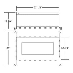 Eurofase - 24079-013 - IC BOX,TE133/LED - NC PLATE AND IC BOX