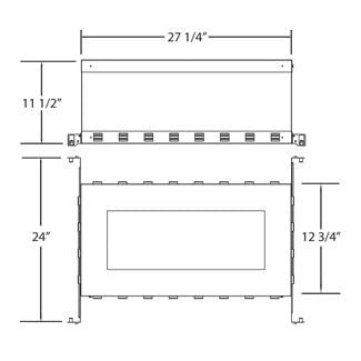 Eurofase - 24079-013 - IC BOX,TE133/LED - NC PLATE AND IC BOX
