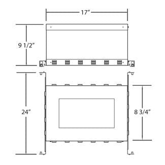Eurofase - 24084-017 - IC BOX,TE612LED/TE212/GU10/TR - NC PLATE AND IC BOX
