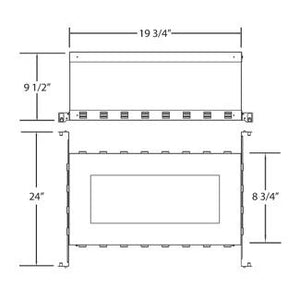 Eurofase - 24085-014 - IC BOX,TE613LED/213/GU10/TR - NC PLATE AND IC BOX