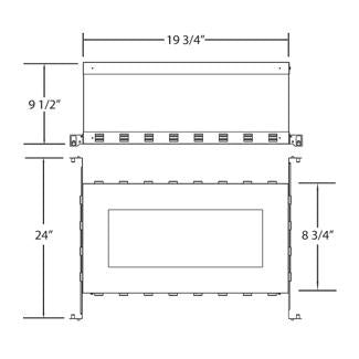 Eurofase - 24085-014 - IC BOX,TE613LED/213/GU10/TR - NC PLATE AND IC BOX