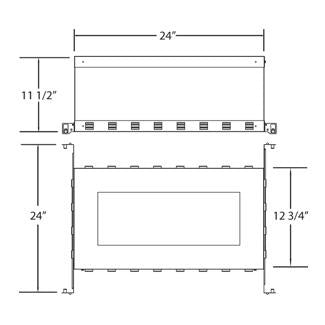 Eurofase - 24089-012 - IC BOX,TE223/LED - NC PLATE AND IC BOX