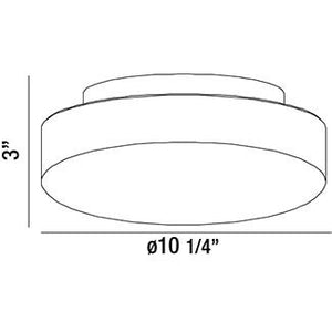 Eurofase - 26144-016 - RAMATA,1LT FLUSHMOUNT,WHT/OPAL - RAMATA - White