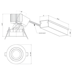 Eurofase - 28720-35-021 - AMIGO,TM,1LT,GIMB,RD,15W,35K,B - AMIGO - Black