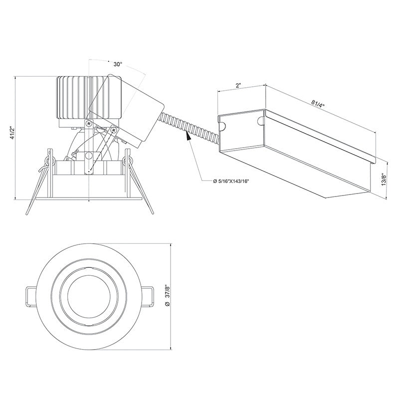Eurofase - 28720-35-021 - AMIGO,TM,1LT,GIMB,RD,15W,35K,B - AMIGO - Black