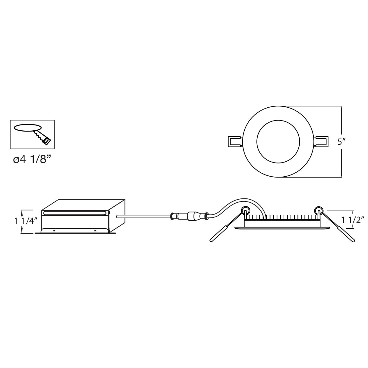 Eurofase - 28988-014 - LED SLIM REC,4IN,12W,RD,WHT - LED SLIM - White