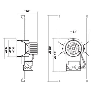 Eurofase - 29683-017 - LED REC,6IN,NC HSNG,60W,WH/WHT - White