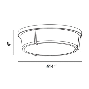 Eurofase - 30140-011 - LED Flush Mount - Java - Satin Nickel