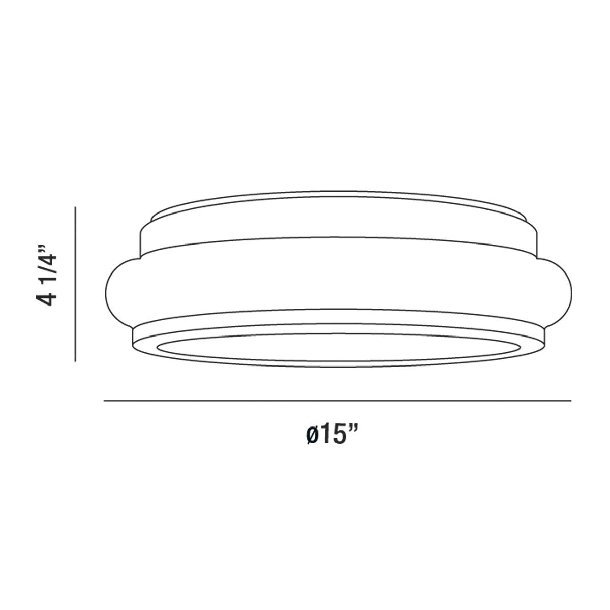 Eurofase - 30141-018 - MUIR,LED FLUSHMOUNT,LARGE,SN - MUIR - Satin Nickel
