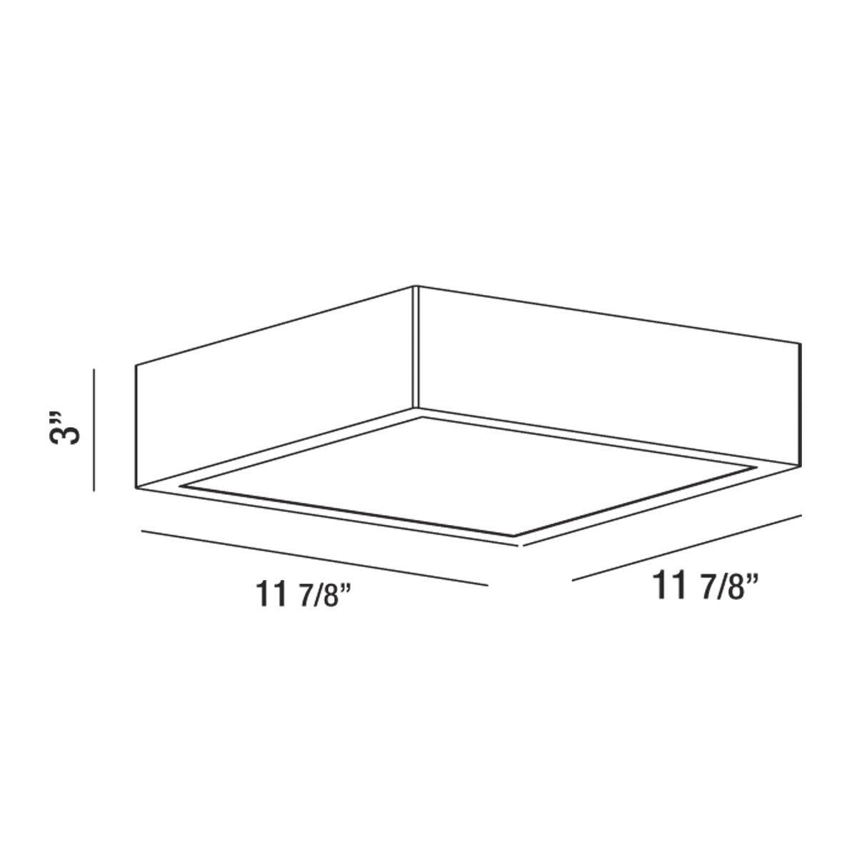 Eurofase - 30160-019 - ACARA,1LT LED FLUSH,LRG,20W,CH - ACARA - Chrome