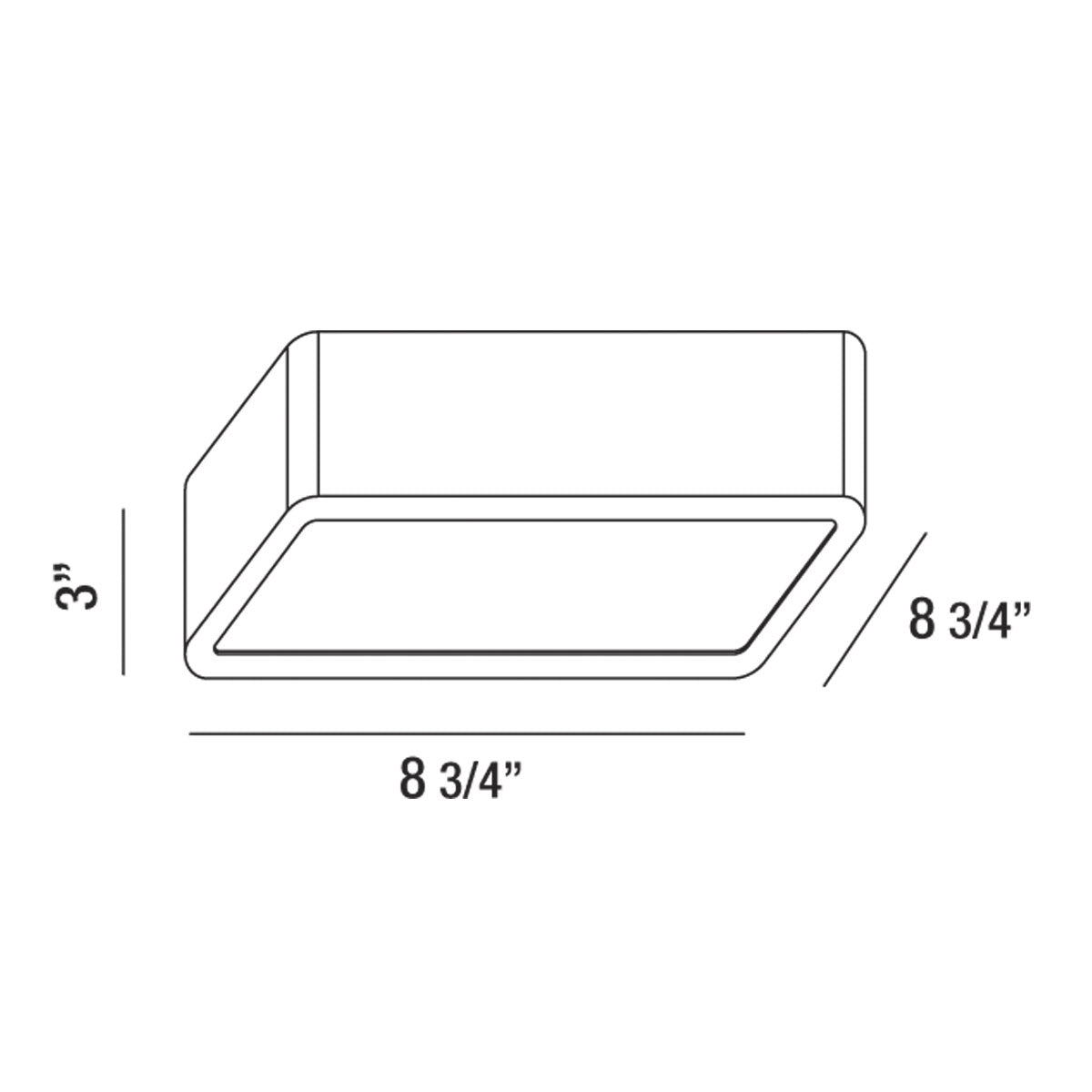 Eurofase - 30161-016 - BAYS,1LT LED FLUSH,SML,CHROME - BAYS - Chrome