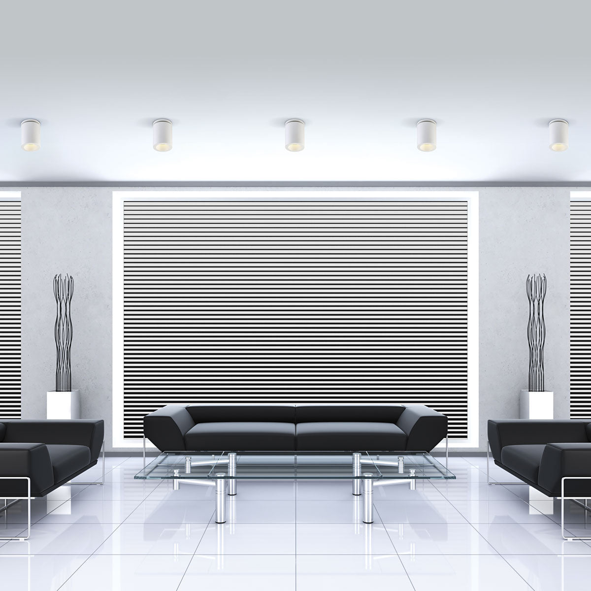 Eurofase - 30310-018 - LOTUS,1LT LED FLUSH,9W,WHT - LOTUS - White