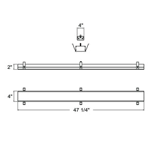 Eurofase - 30345-010 - MULT,LINEAR PANEL,4FT,24W,WHT - RECESSED MULTIPLE - White