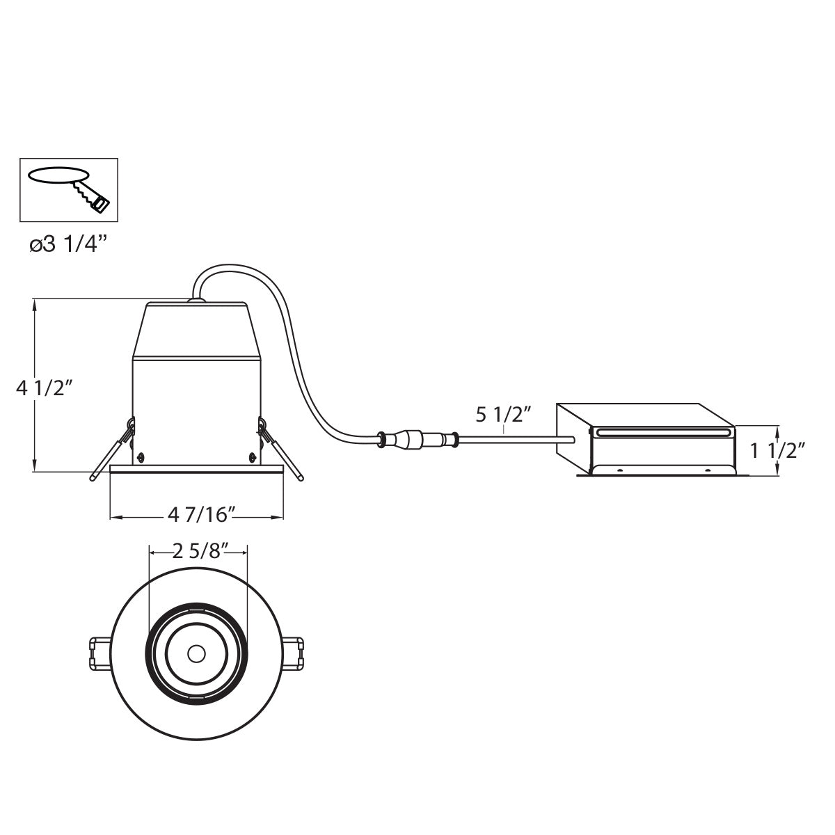Eurofase - 31216-04 - LED REC,3 1/4IN,BAF,30K,BN - Brushed Nickel