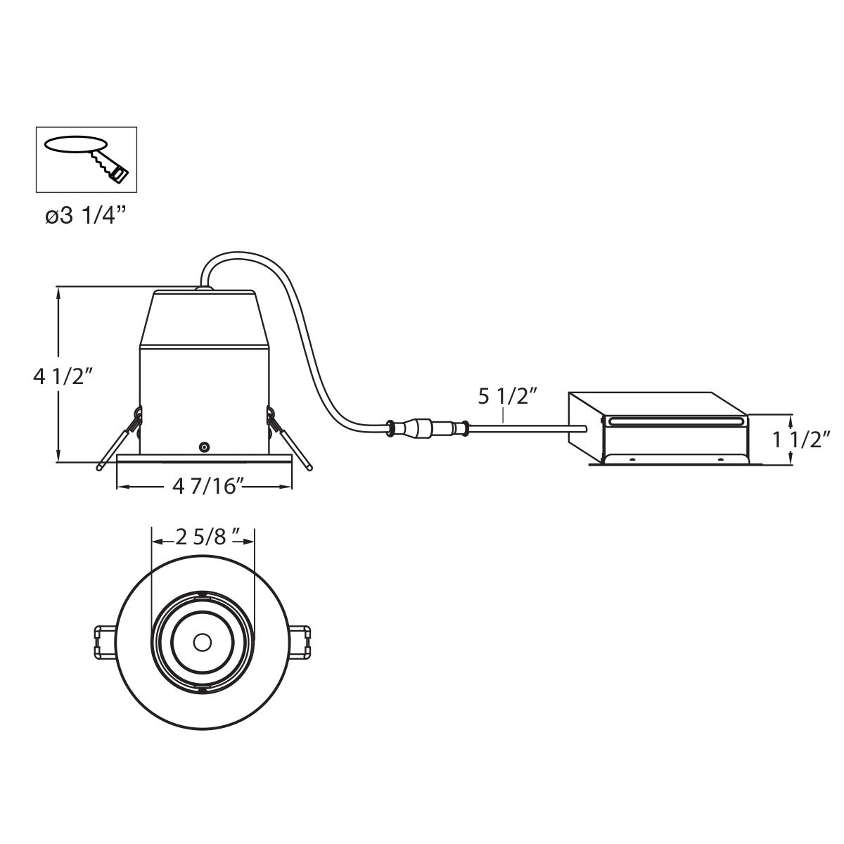 Eurofase - 31224-04 - LED REC,3 1/4IN,GMB,RD,30K,BN - Brushed Nickel