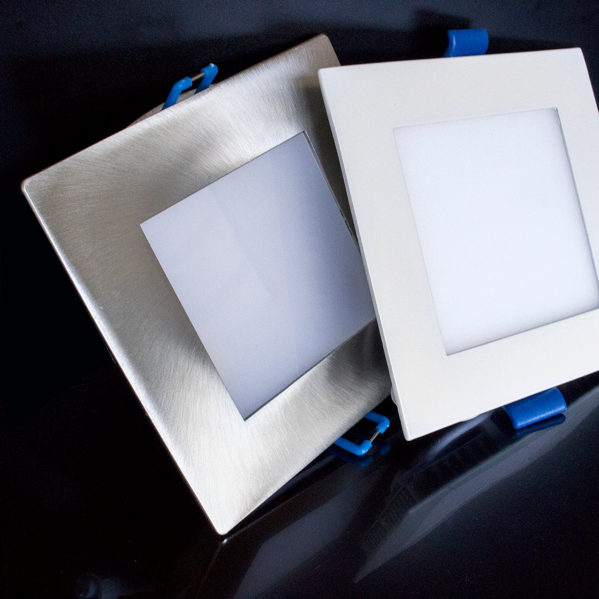 Eurofase - 31488-037 - LED SLIM REC,4IN,12W,SQ,BN - Brushed Nickel