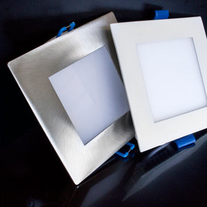 Eurofase - 31488-037 - LED SLIM REC,4IN,12W,SQ,BN - Brushed Nickel