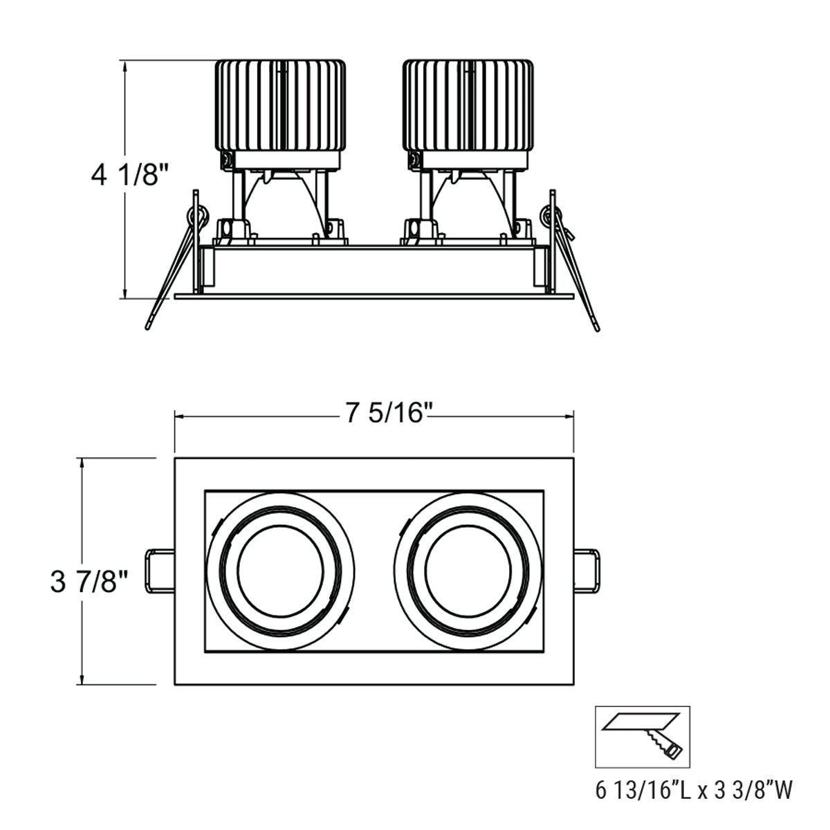 Eurofase - 31765-35-015 - AMIGO,TRIM,2LT,DNLT,15W,35K,WT - AMIGO - White