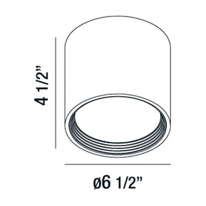 Eurofase - 32683-011 - BENTON,1LT LED FLUSH,SML,WHITE - BENTON - White